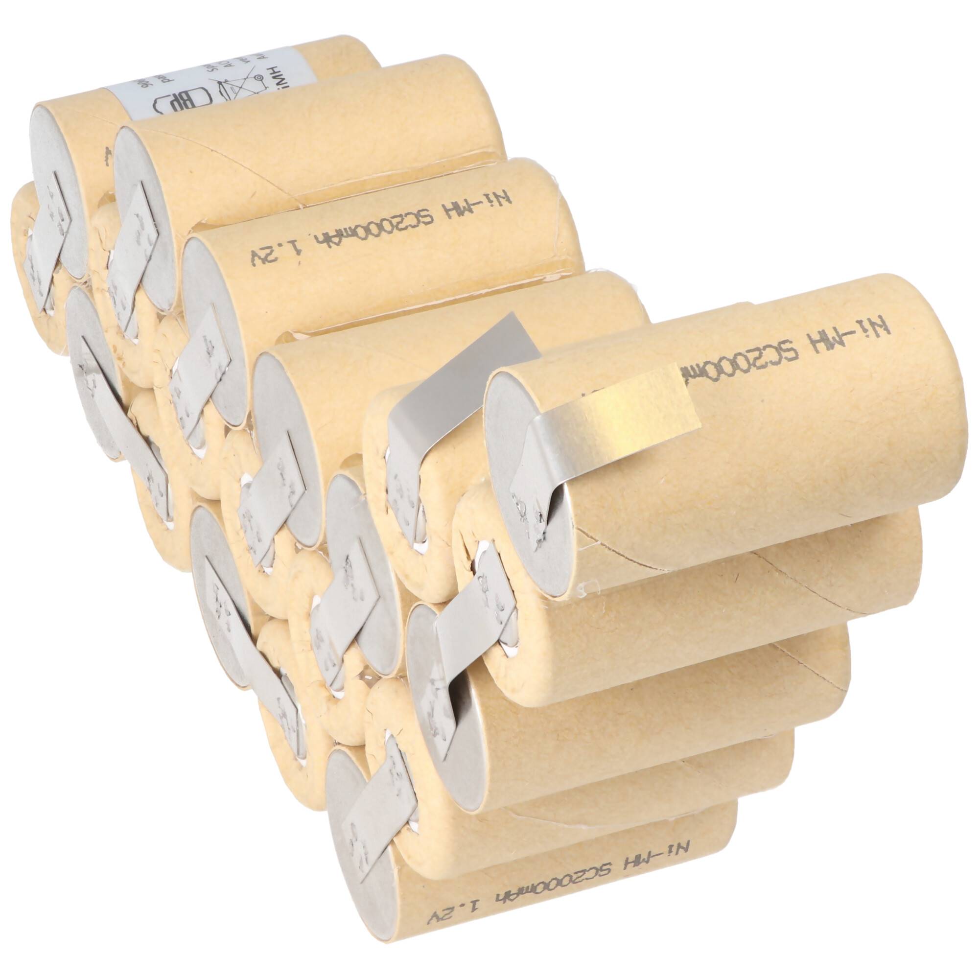 Einsatz für Werkzeugakku NiMH 24V 2,0Ah zum Selbsteinbau passend für FlyMarker