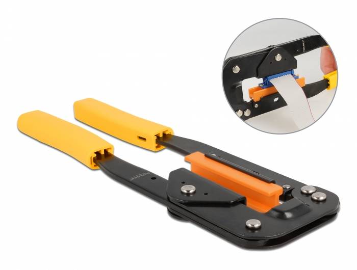 Delock - Crimpwerkzeug - Schwarz, Gelb