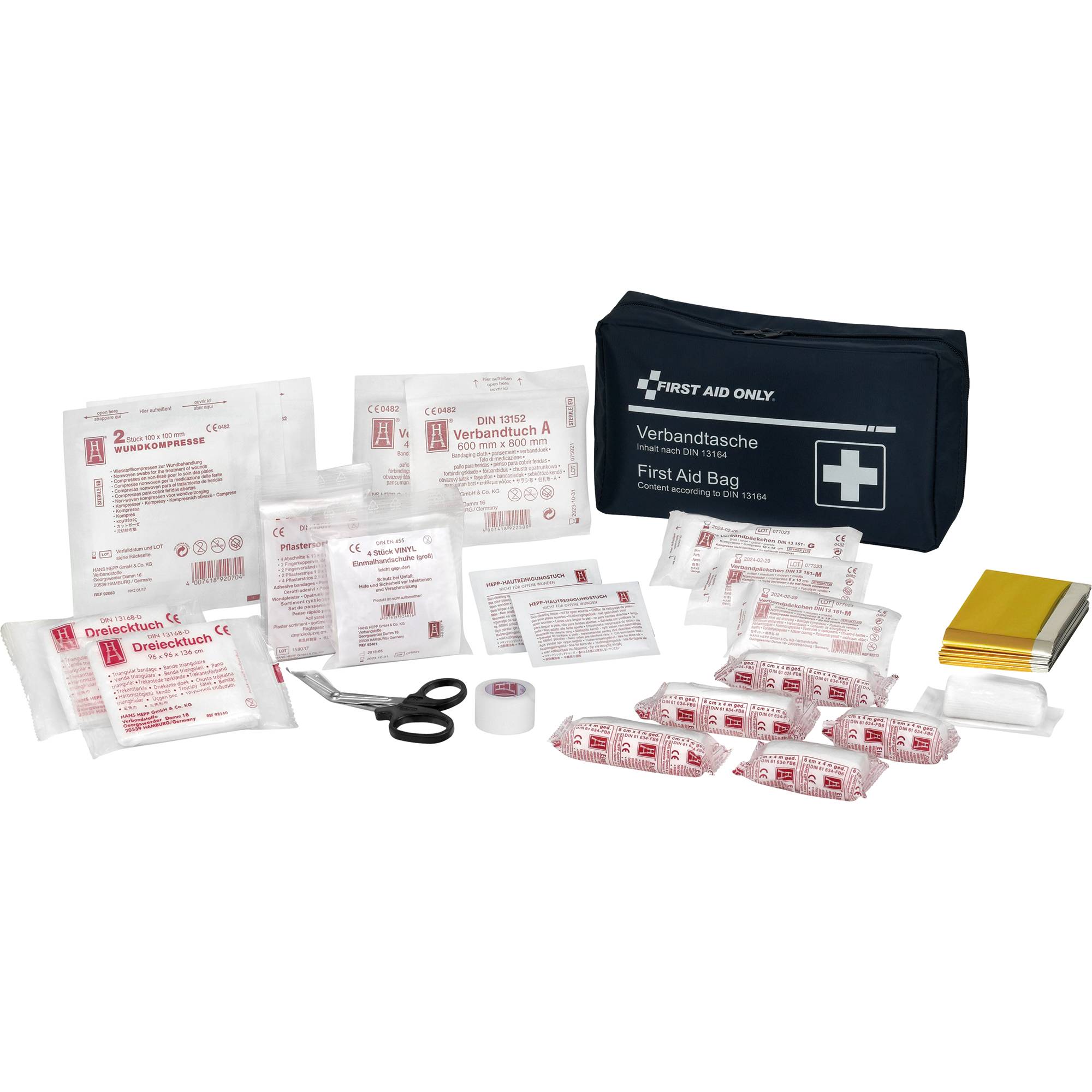 FIRST AID ONLY Verbandtasche KFZ P-10019 DIN 13164