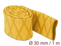 Delock - Schrumpfschlauch - 1 m - Gelb, X-Muster