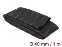 DeLOCK 19602, Schrumpfschlauch, Schwarz, Polyolefin, 100 cm, 4 cm, 1 Stück(e)