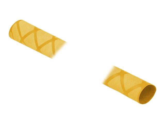 Delock - Schrumpfschlauch - 1 m - Gelb, X-Muster