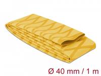 Delock - Schrumpfschlauch - 1 m - Gelb, X-Muster