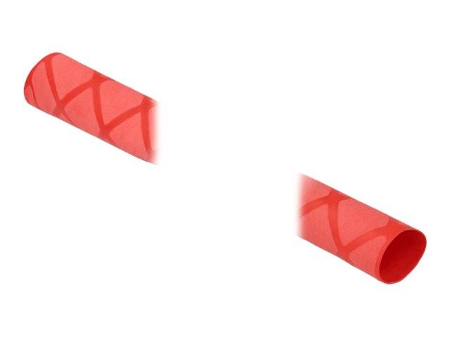 Delock - Schrumpfschlauch - 1 m - Rot, X-Muster
