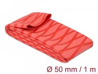 Delock - Schrumpfschlauch - 1 m - Rot, X-Muster