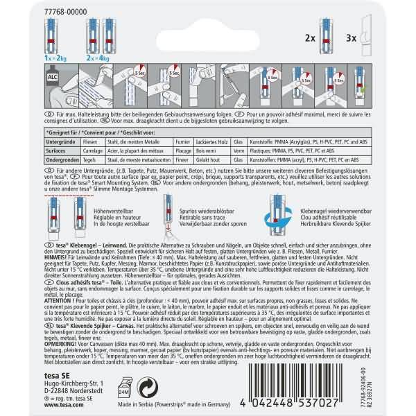 Klebenagel Leinwand für Fliesen & Metall 2kg/Nagel VE=2 Stück