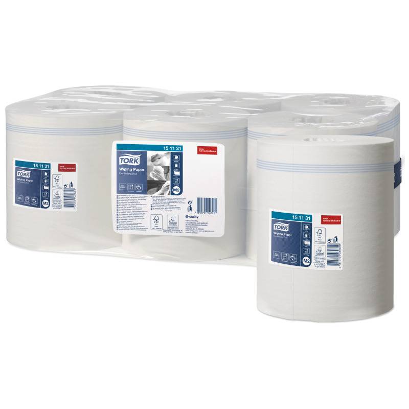 TORK Mehrzweck-Putzrolle, 1-lagig, weiß, 275 m