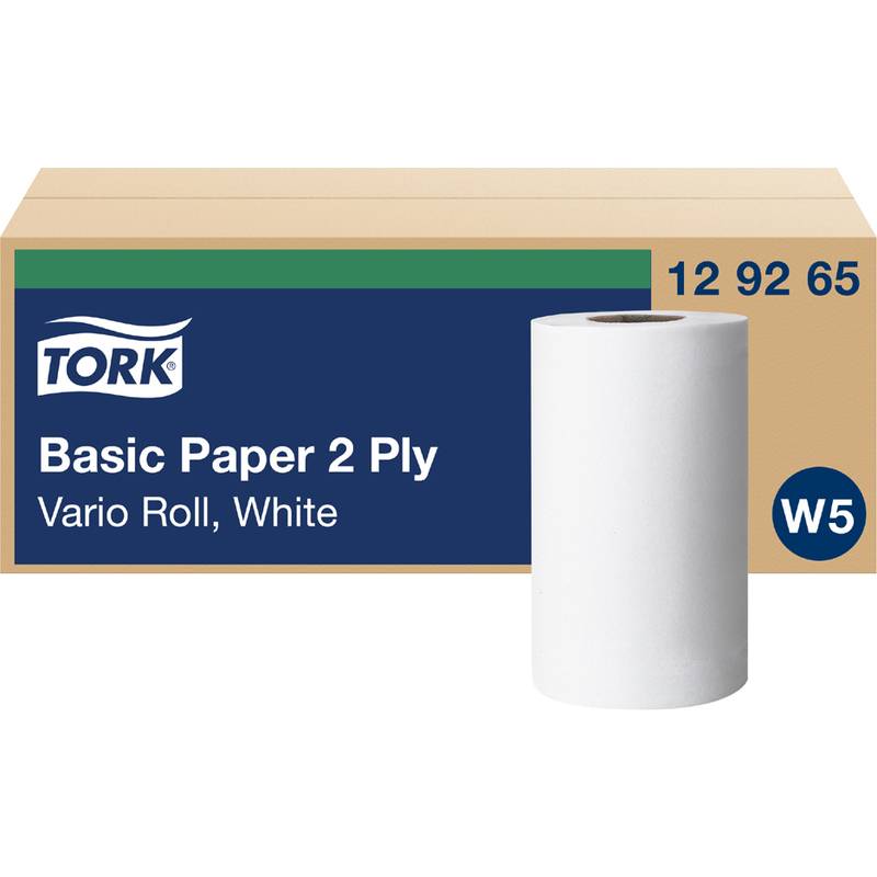 TORK Mehrzweck-Putzrolle, 2-lagig, weiß, 55 m - stark