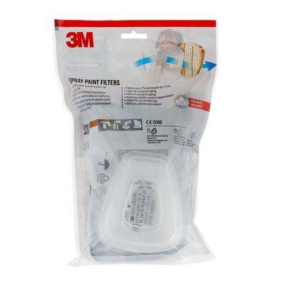 3M 7100140666, Partikelfilter, 2 Stück(e), A2, P2, Braun, 3M Series 6000, 7000, CE Mark 0086