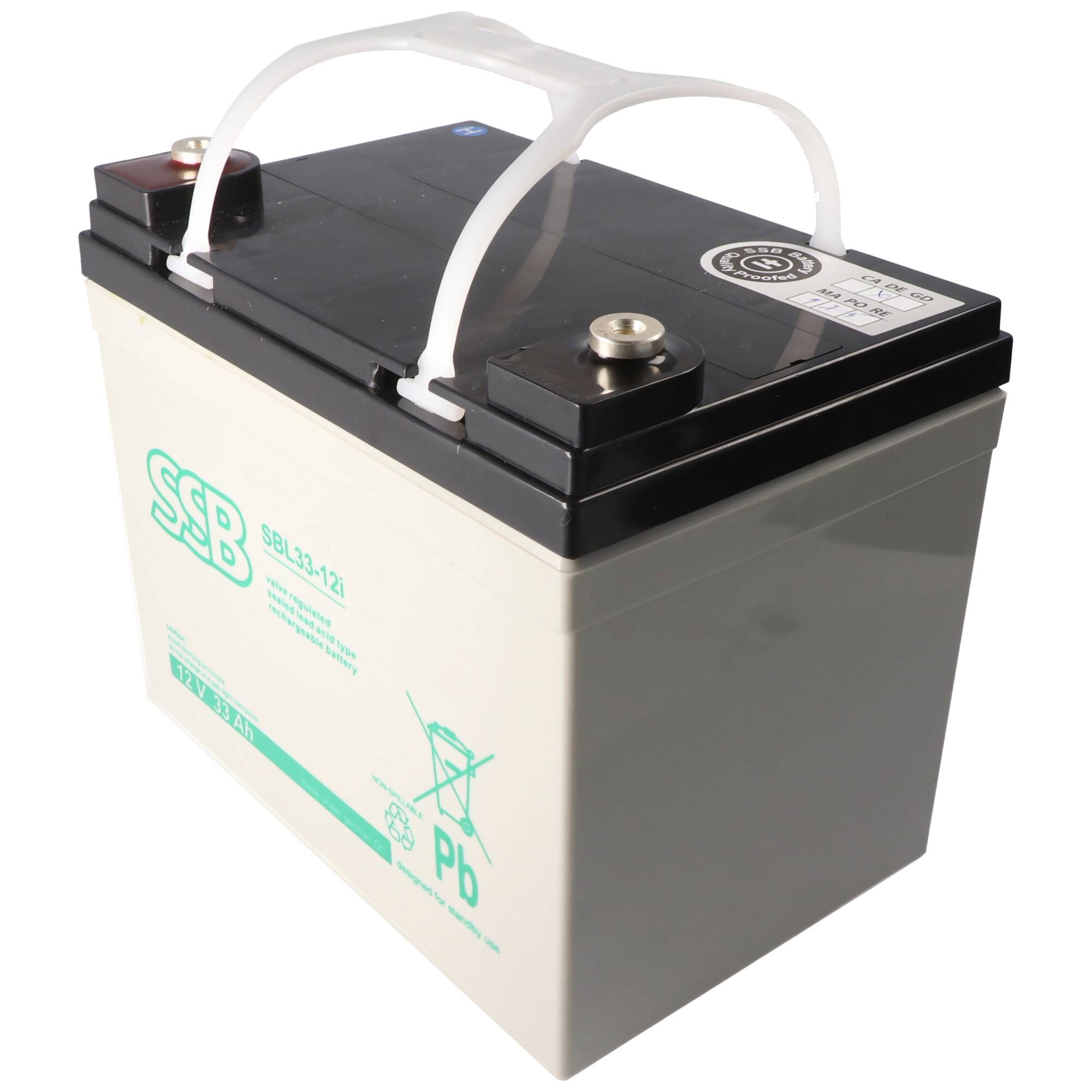 SSB SBL33-12i 12V 33Ah Bleiakku AGM Blei Gel Akku