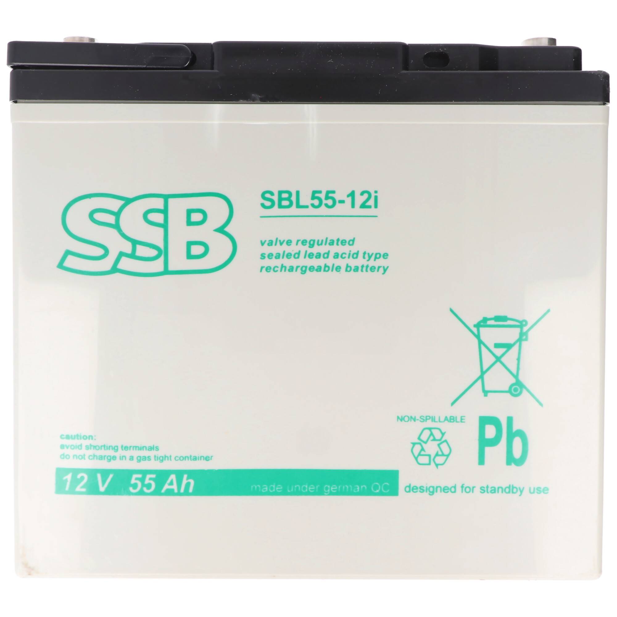 SSB SBL55-12i 12V 55Ah Bleiakku AGM Blei Gel Akku