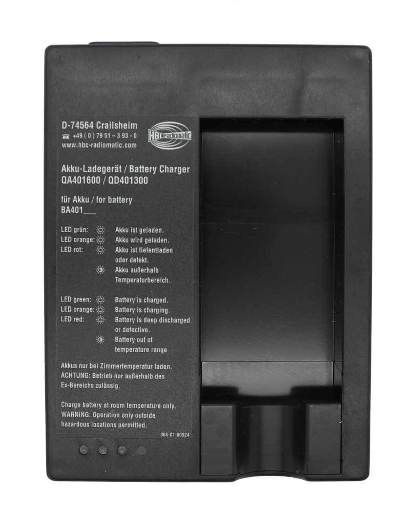 Original-Ladegerät HBC QA401600 passend für HBC BA401030