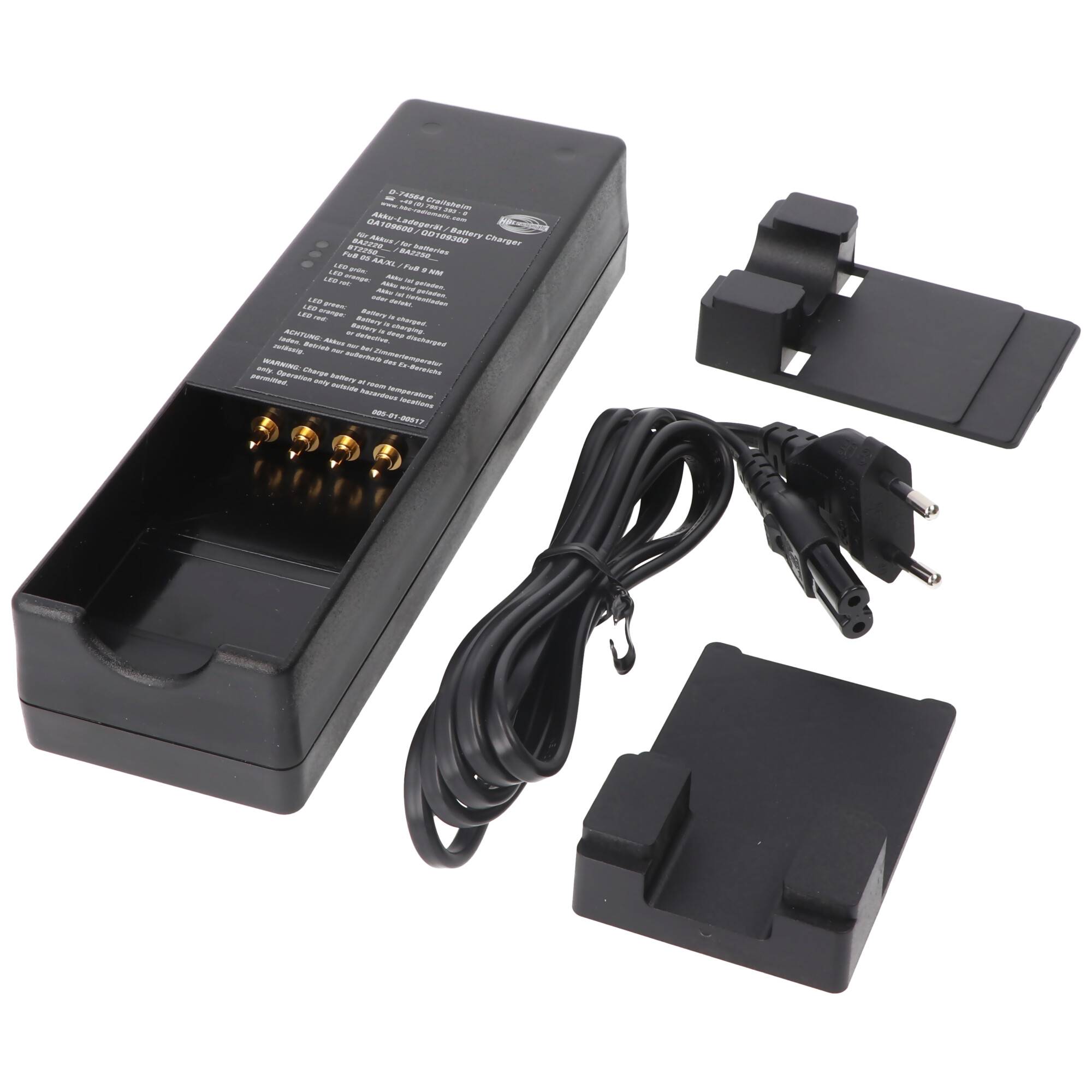 Original-Ladegerät HBC QA109600 passend für HBC FUB03, FUB05, FUB9NM