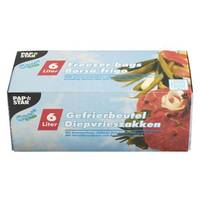 PAPSTAR - Gefrierbeutel - 6 L - Blau (Packung