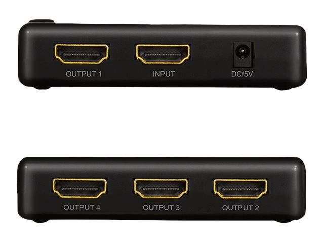 LogiLink - Video-/Audio-Splitter - 4 x HDMI