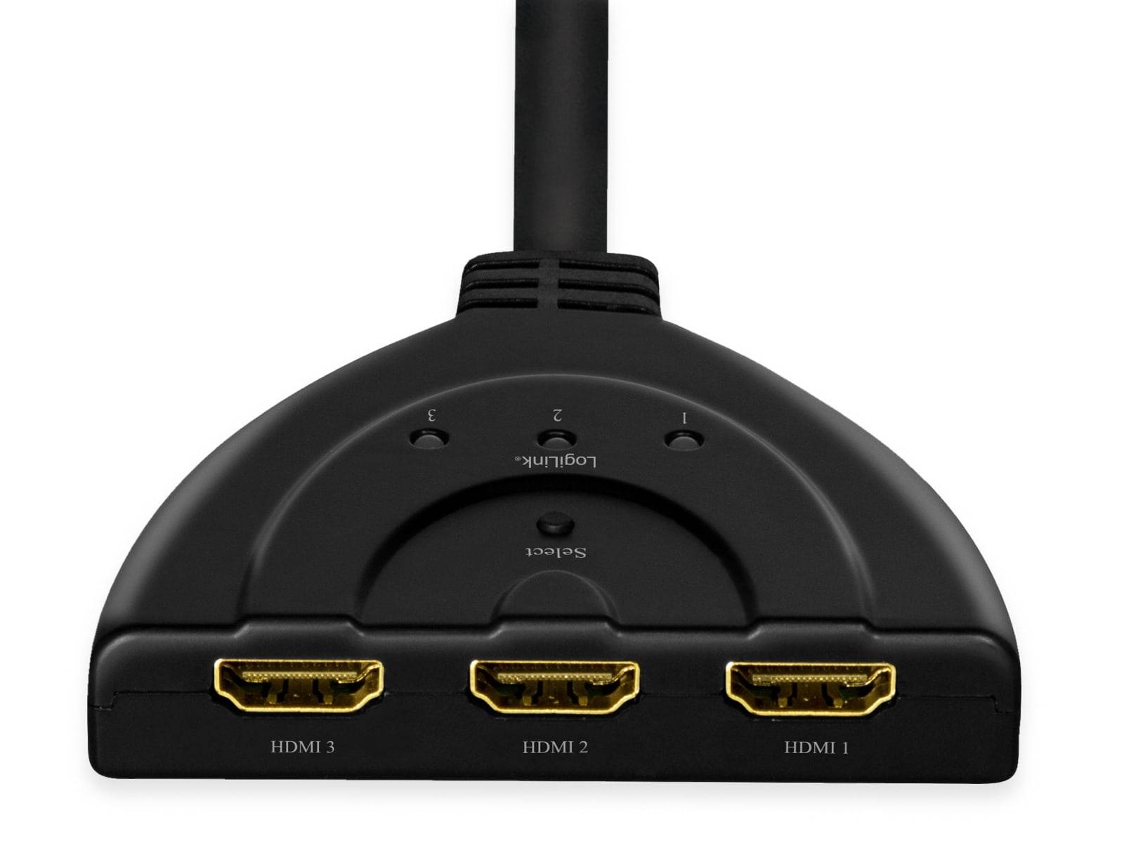 LOGILINK HDMI-Switch HD0040, 1x3/3x1-Port, 4K/30 Hz