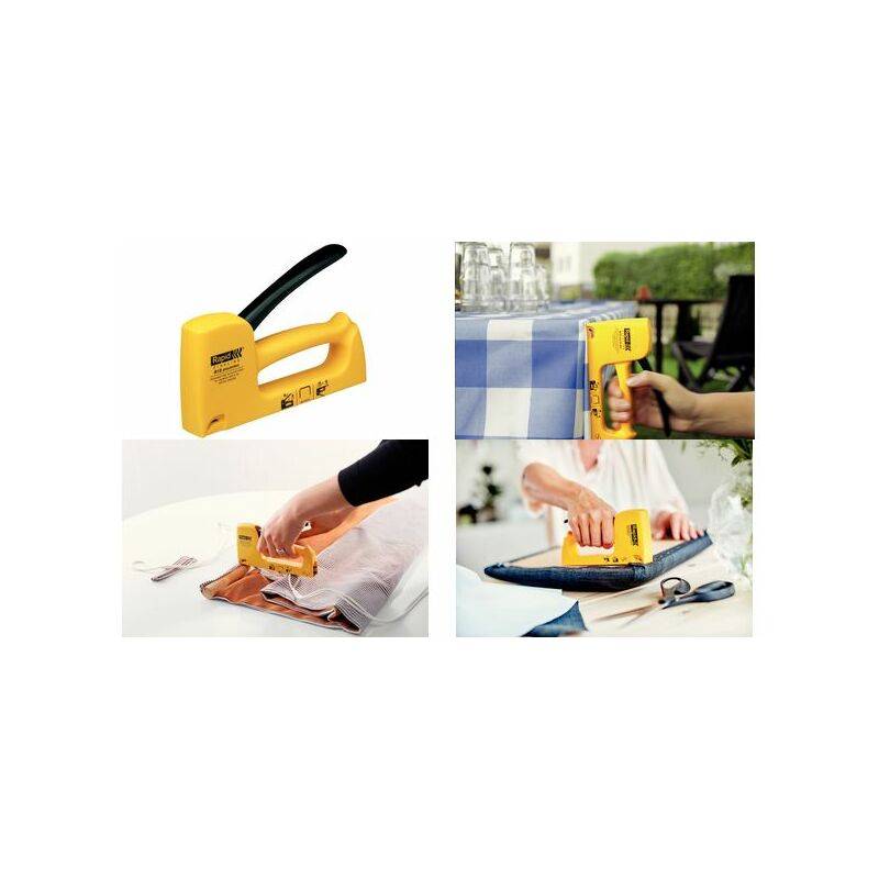 Rapid Handtacker R13, gelb, im Blister