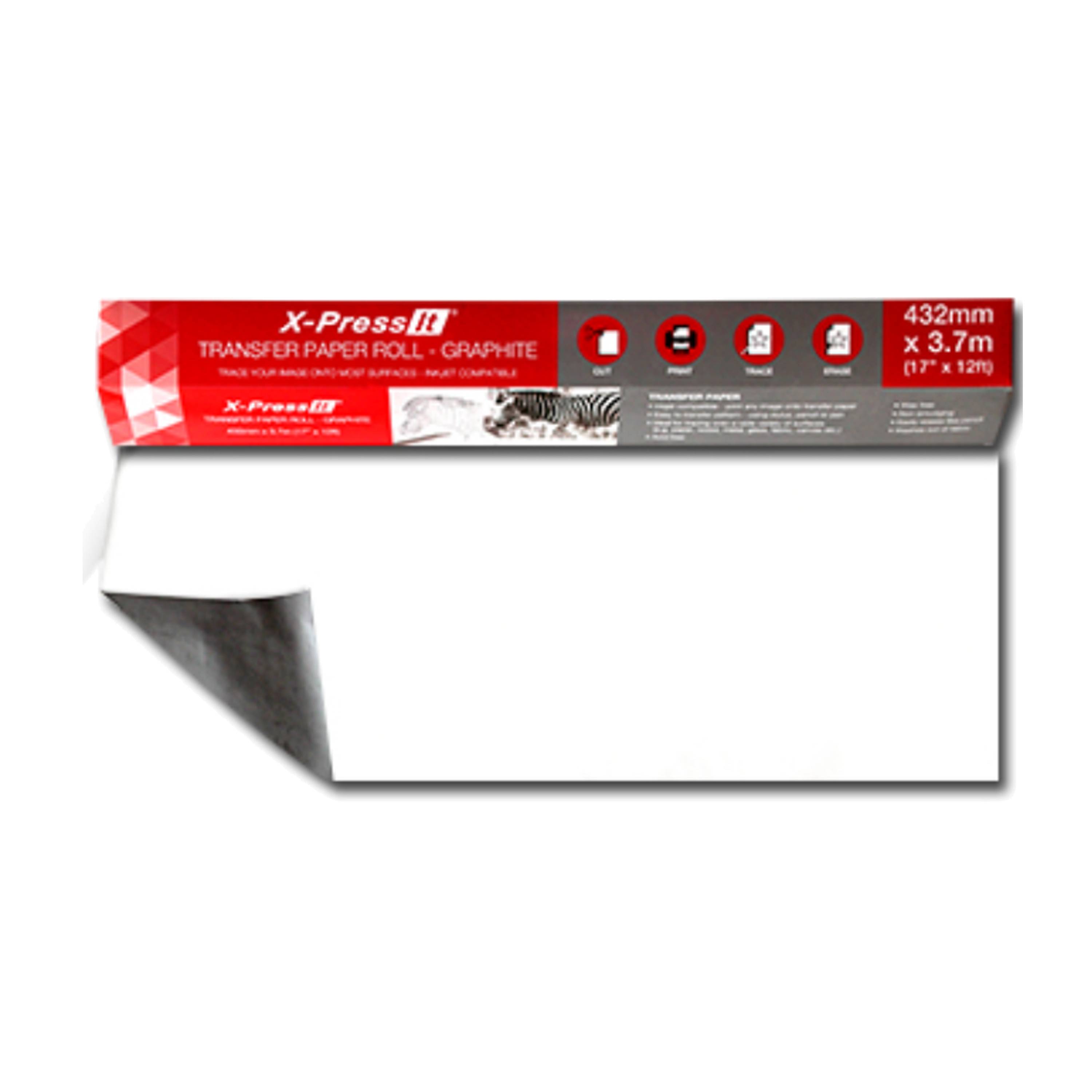 Transfer-Papier graphit by X-Press It, InkJet kompatibel