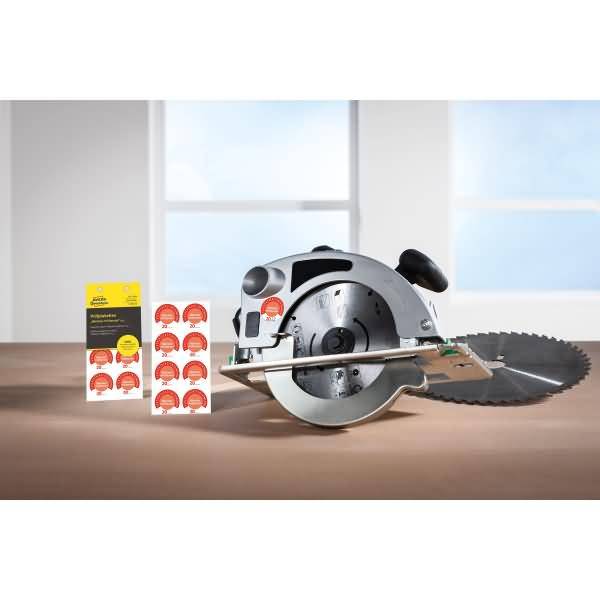 Prüfplaketten 'Nächster Prüftermin' 20__ Vinyl 30mm 10 Bogen/80 Etiketten rot