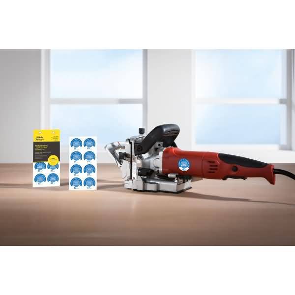 Prüfplaketten 'DGUV Vorschrift 3' 20__ Vinyl 30mm 10 Bogen/80 Etiketten blau