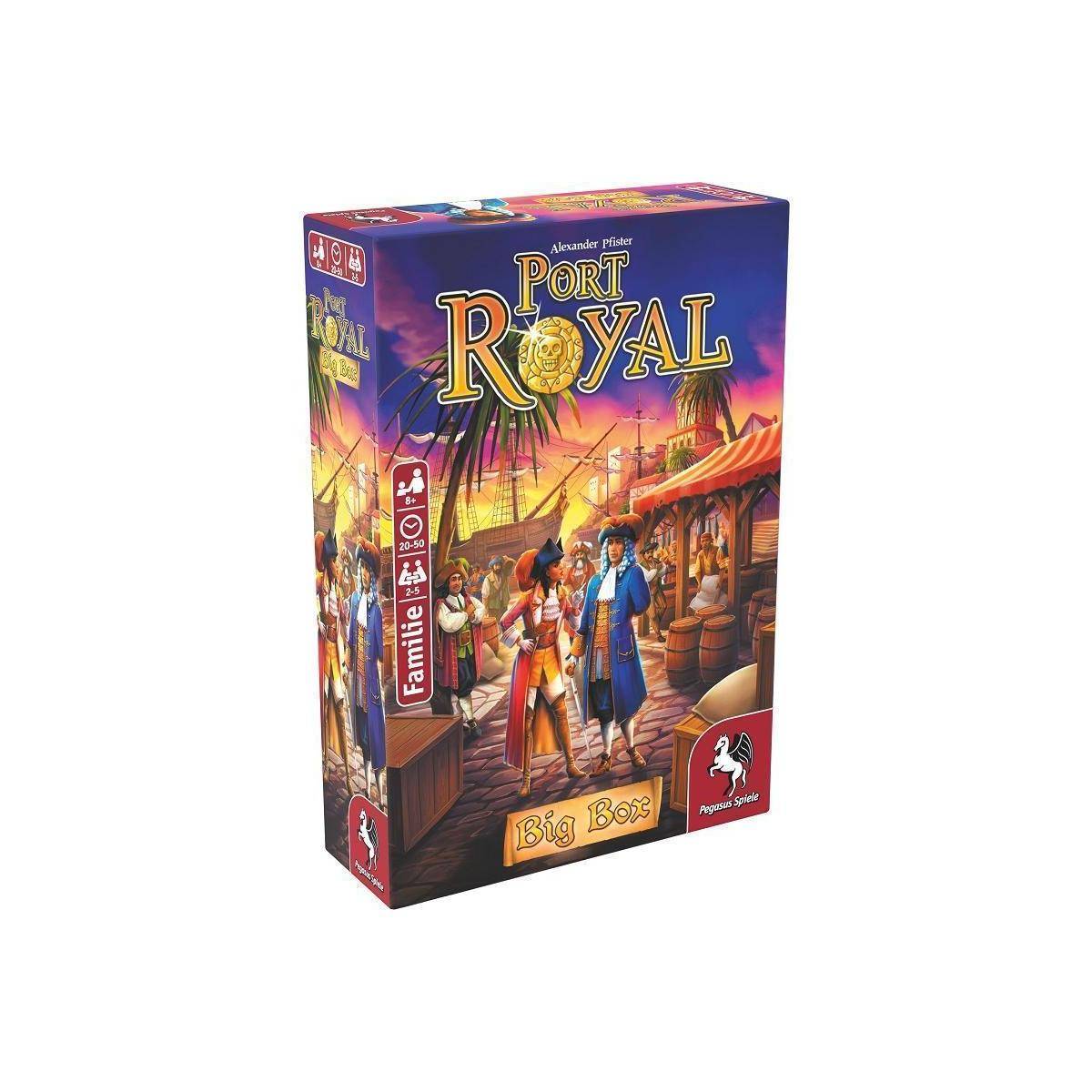 18148G - Port Royal Big Box, Kartenspiel, für 1-5 Spieler, ab 8 Jahre (DE-Ausgabe)