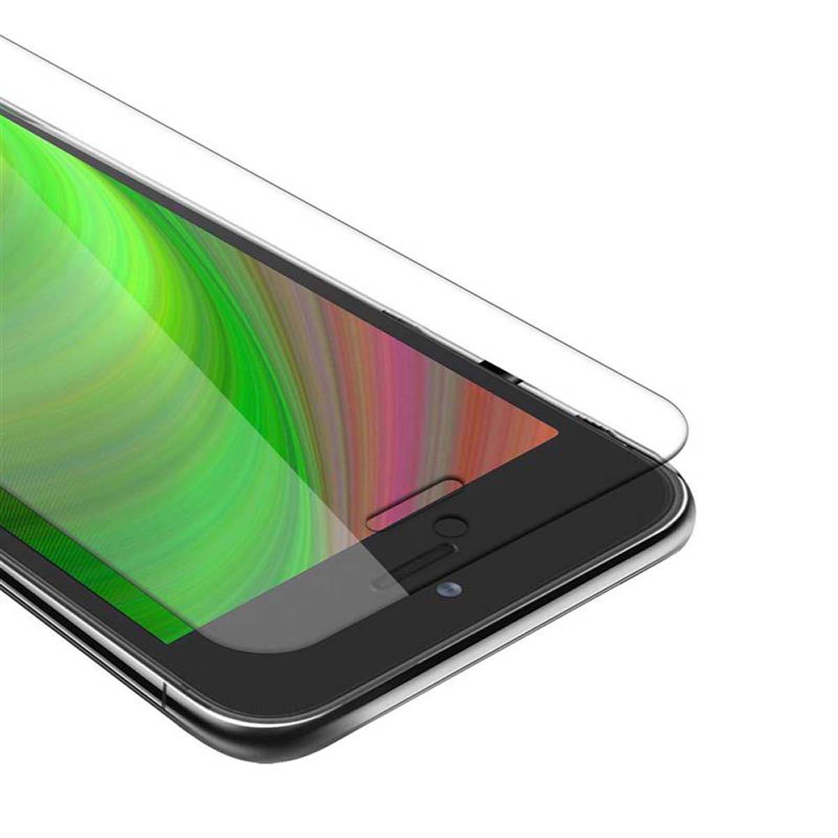 Cadorabo Folie für Apple iPhone 5 / 5S / SE 2016 in KRISTALL KLAR - Gehärtetes Display-Schutzglas (RETAIL PACKAGING)