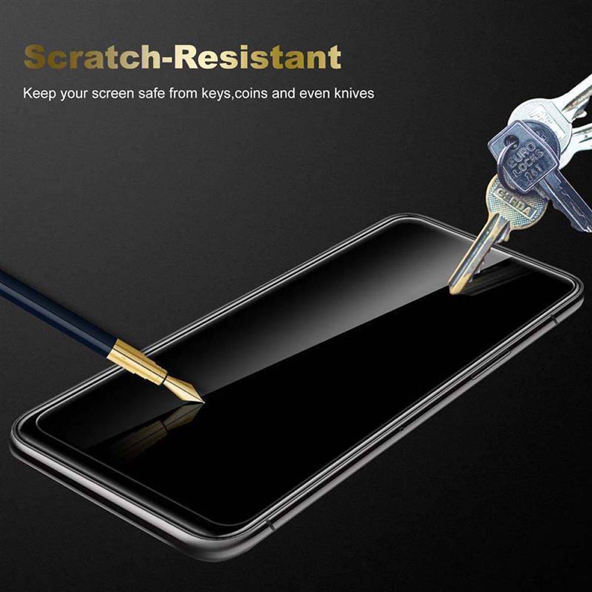 Cadorabo Folie für Apple iPhone 5 / 5S / SE 2016 in KRISTALL KLAR - Gehärtetes Display-Schutzglas (RETAIL PACKAGING)