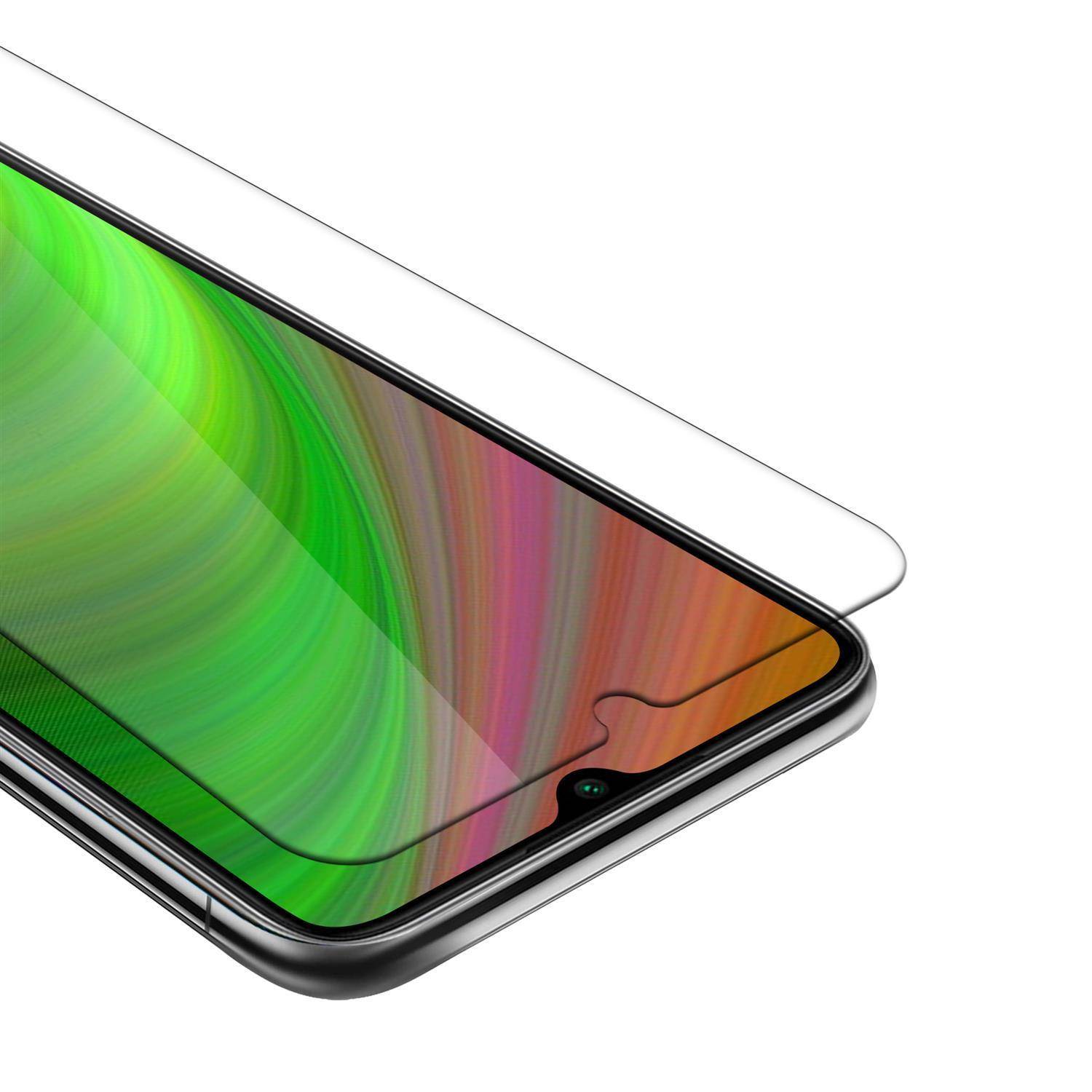 Cadorabo Panzer Folie für Xiaomi Redmi Note 8 Schutzfolie in natur Gehärtetes Tempered Display-Schutzglas