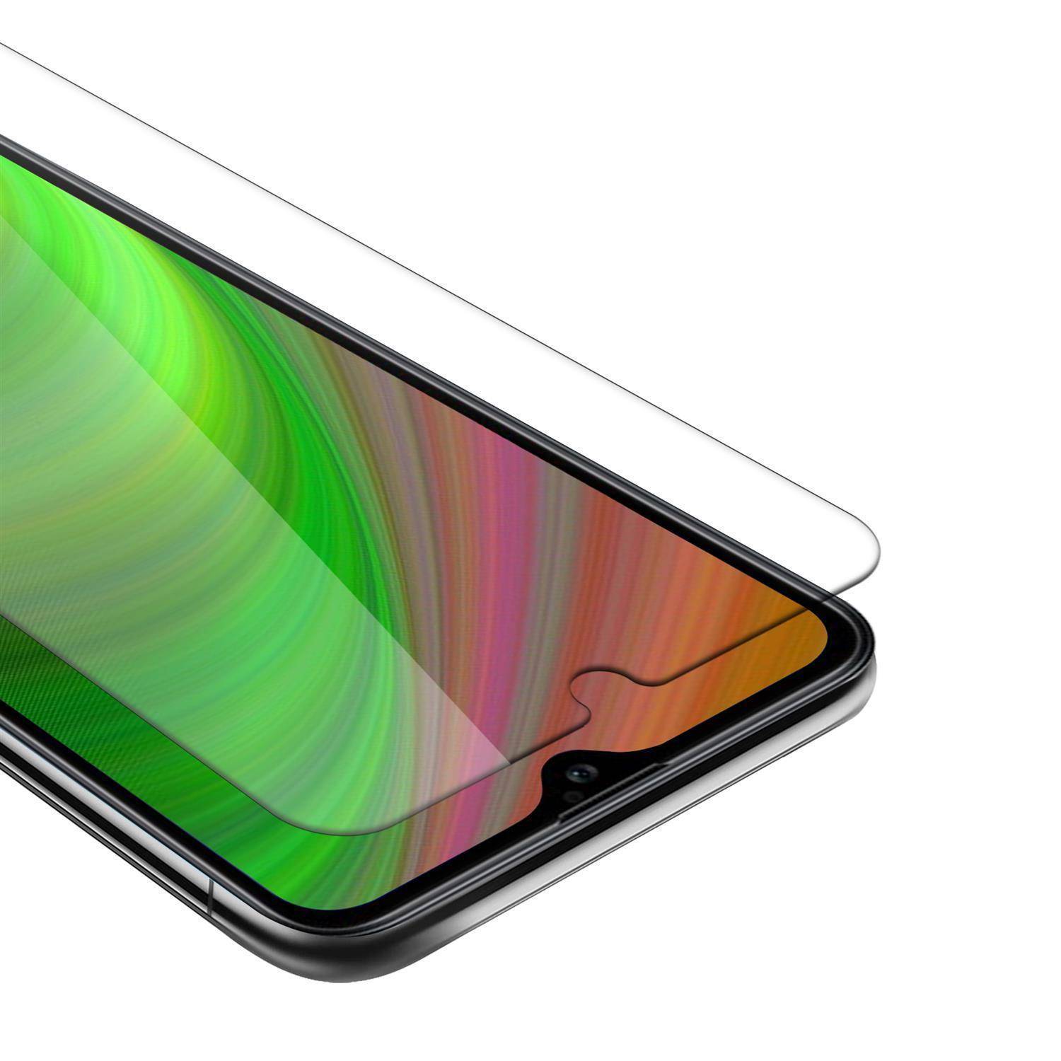 Cadorabo Panzer Folie für Samsung Galaxy M30 Schutzfolie in natur Gehärtetes Tempered Display-Schutzglas