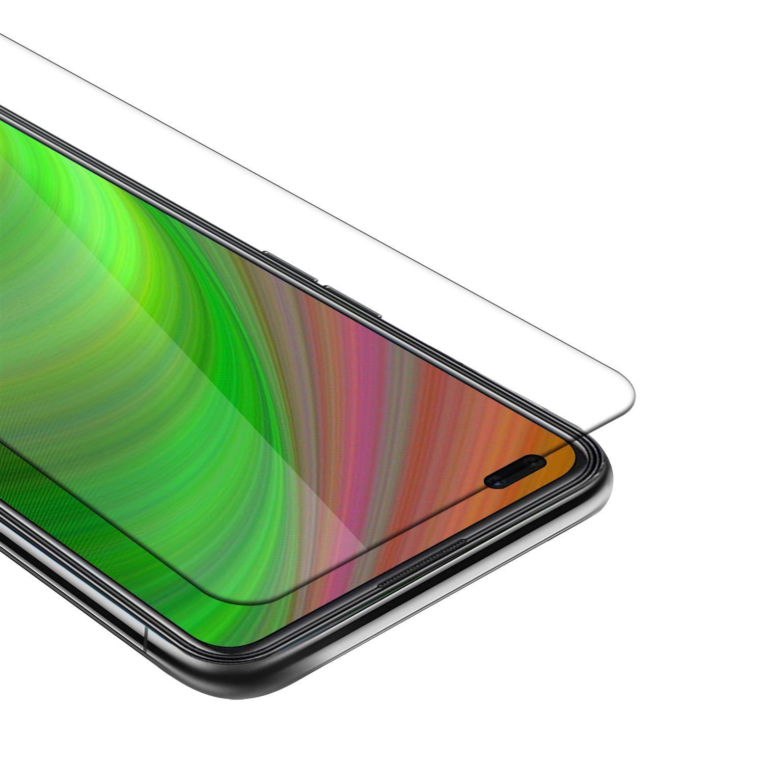 Cadorabo Panzer Folie für Oppo Reno4 Z Schutzfolie in natur Gehärtetes Tempered Display-Schutzglas