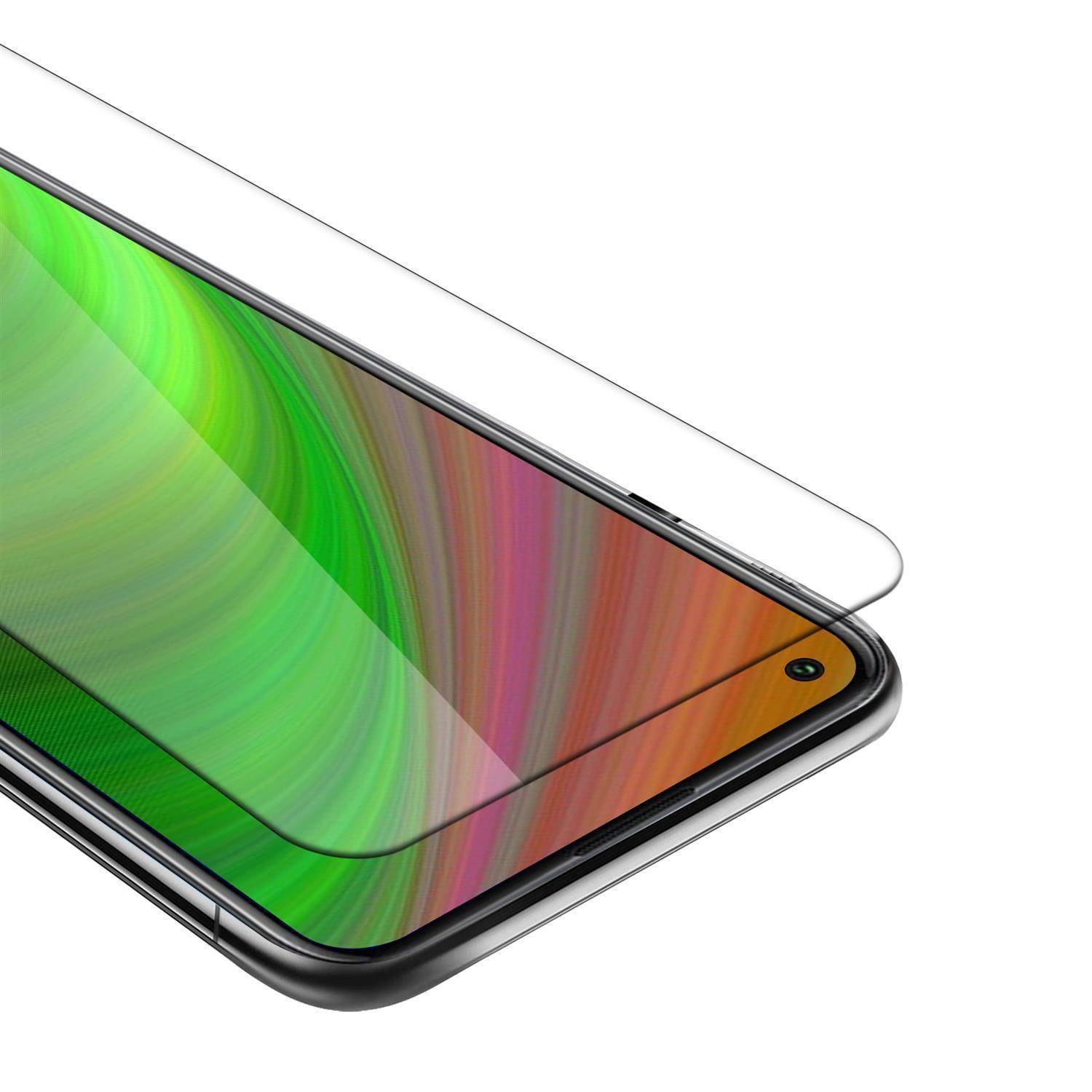 Cadorabo Panzer Folie für Motorola Moto G8 Schutzfolie in natur Gehärtetes Tempered Display-Schutzglas