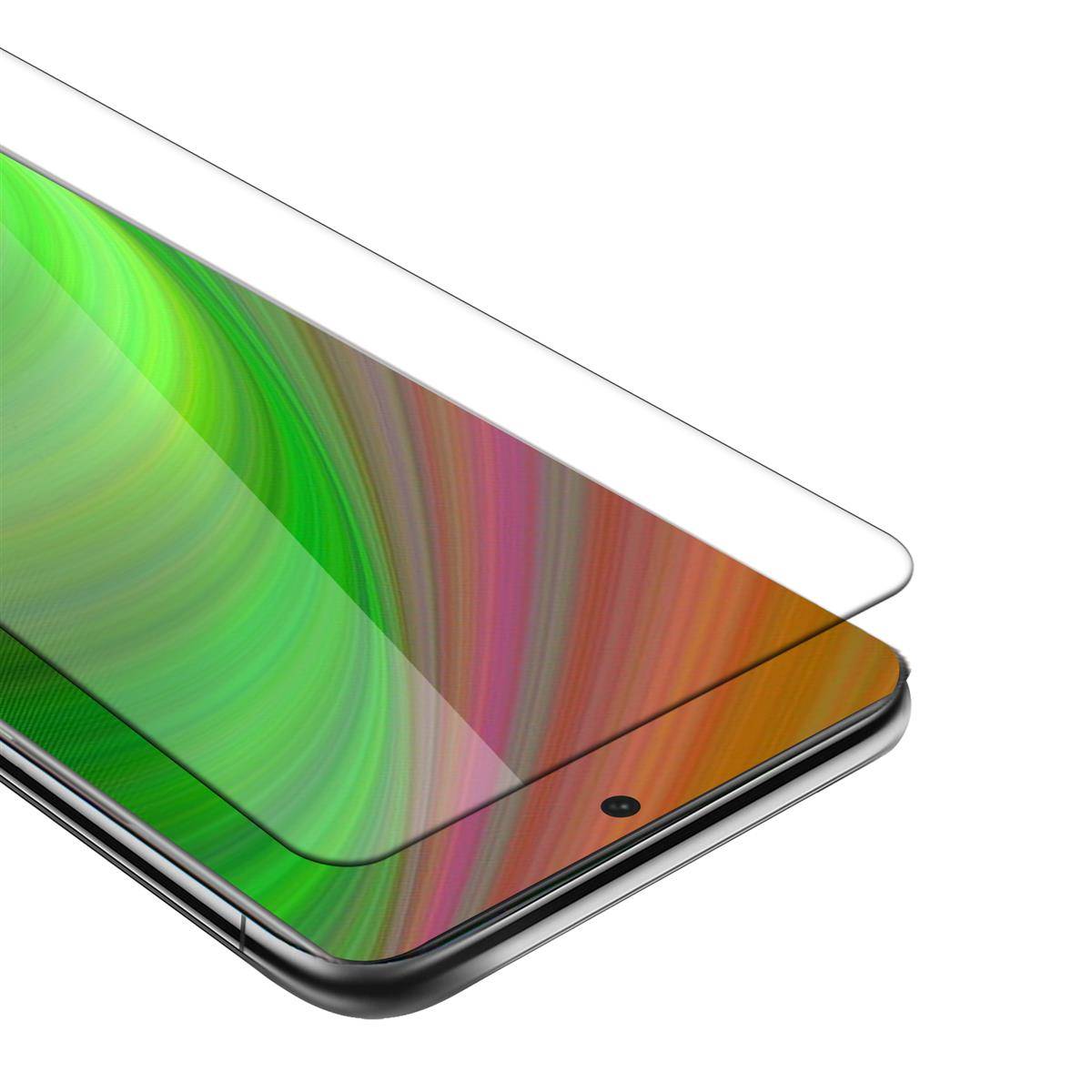 Cadorabo Panzer Folie für Samsung Galaxy S21 Ultra Schutzfolie in Transparent Gehärtetes Tempered Display-Schutzglas