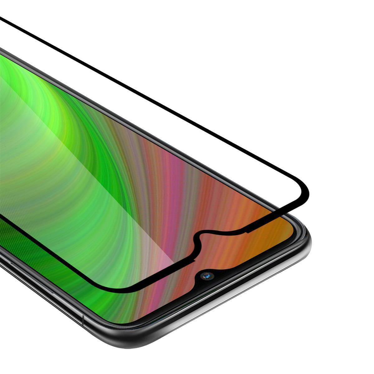 Cadorabo Panzerfolie für Samsung Galaxy A32 5G Schutzfolie in Schwarz Vollbild Folie Tempered Display Schutzglas