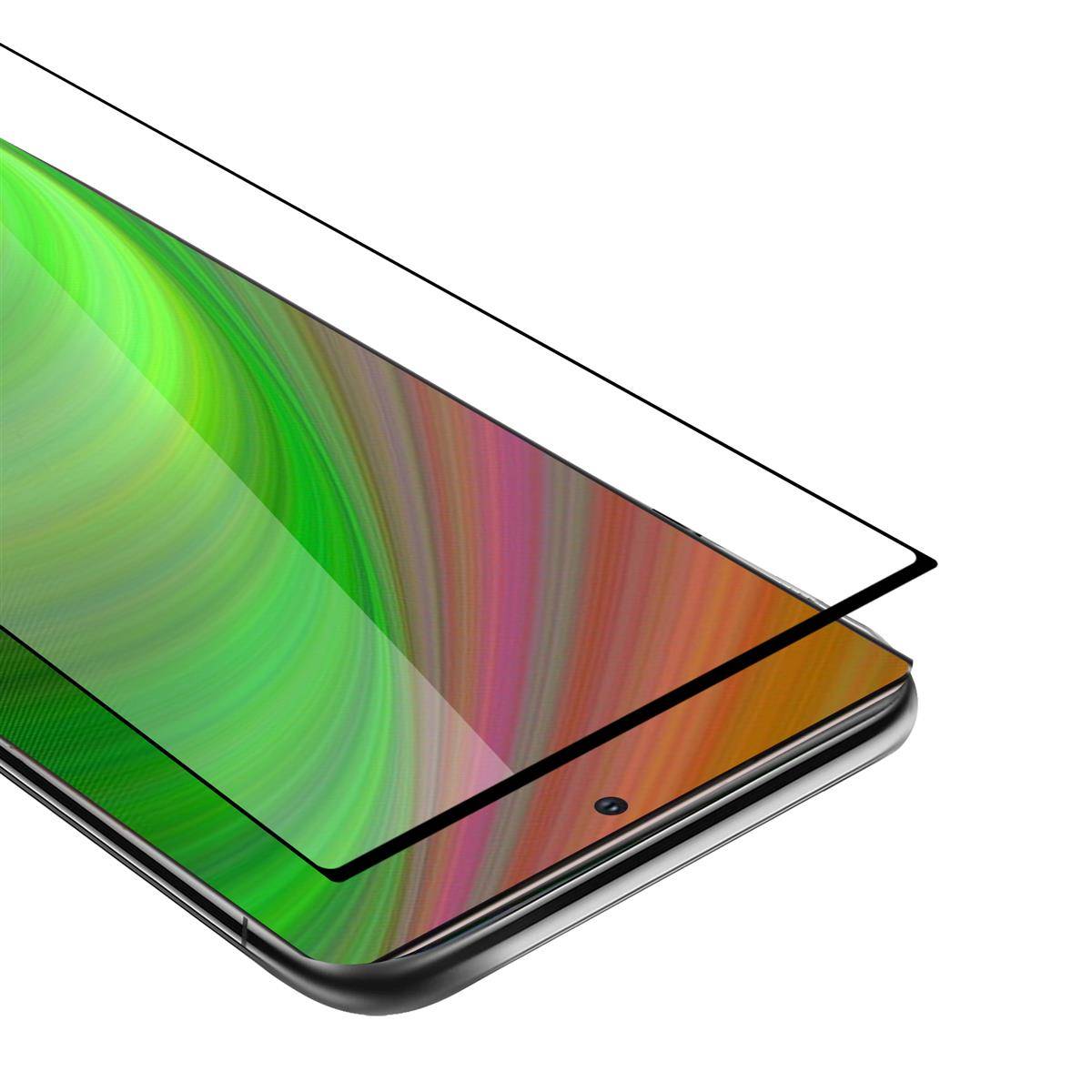 Cadorabo Panzerfolie für Samsung Galaxy Note 20 Ultra Schutzfolie in Schwarz Vollbild Folie Tempered Display Schutzglas