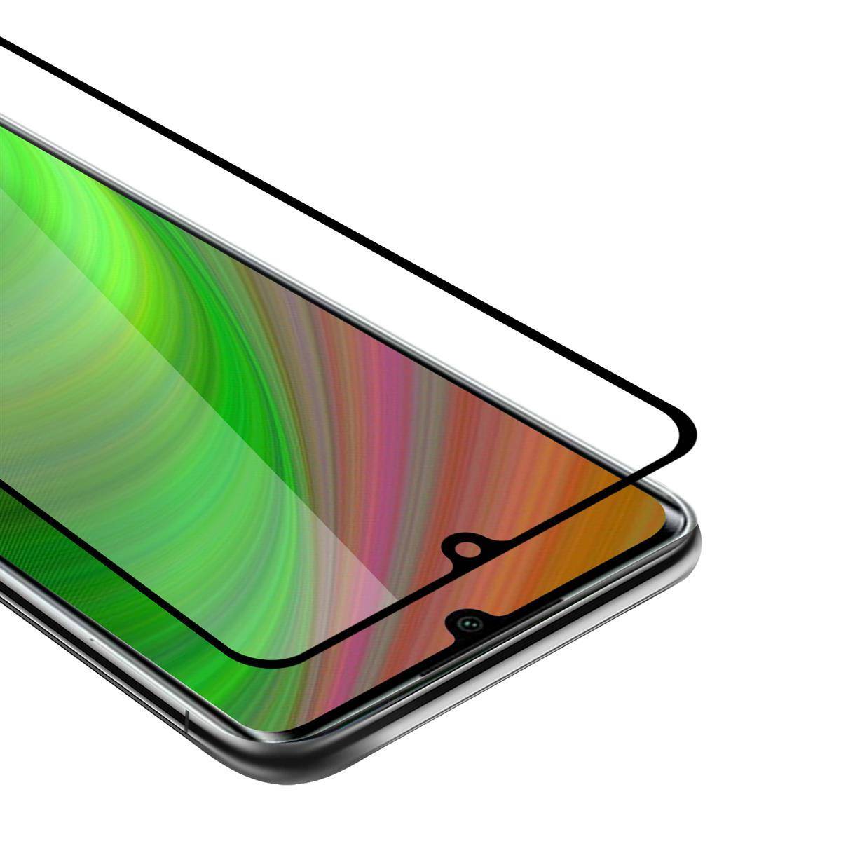 Cadorabo Panzerfolie für Xiaomi Mi Note 10 Schutzfolie in Schwarz Vollbild Folie Tempered Display Schutzglas