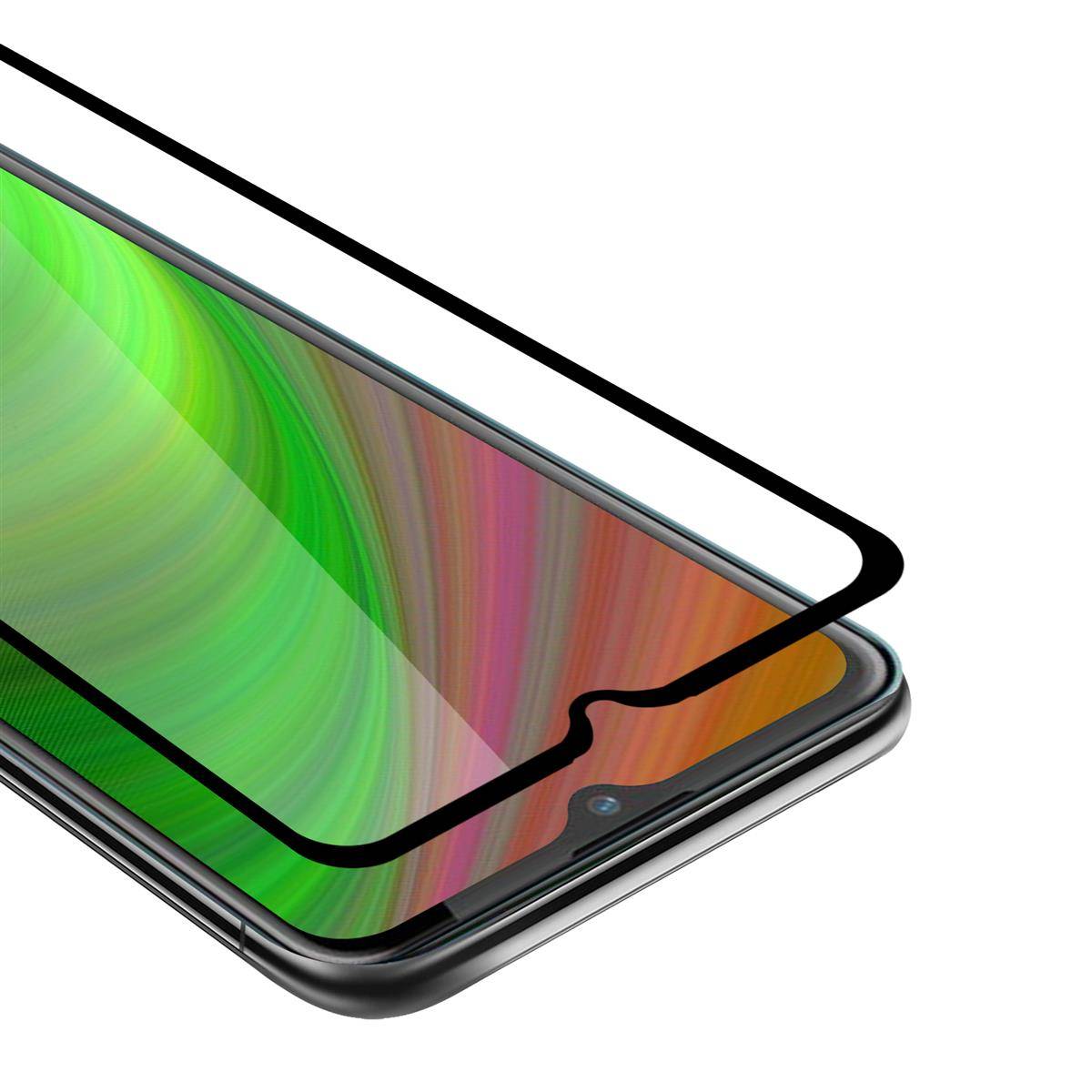 Cadorabo Panzerfolie für Nokia 2.4 Schutzfolie in Schwarz Vollbild Folie Tempered Display Schutzglas