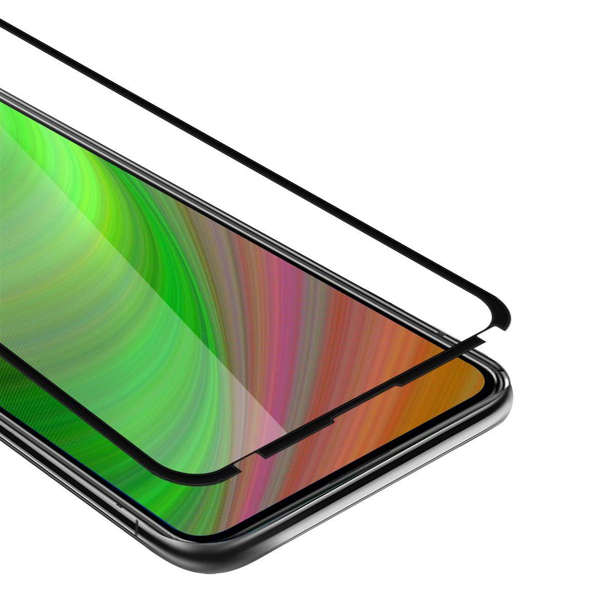 Cadorabo Panzerfolie für Asus ZenFone 7 Pro Schutzfolie in Schwarz Vollbild Folie Tempered Display Schutzglas