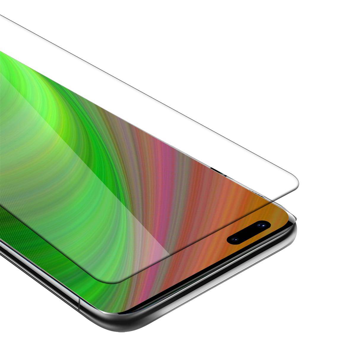 Cadorabo Panzer Folie für Huawei Mate 40 Pro Schutzfolie in natur Gehärtetes Tempered Display-Schutzglas