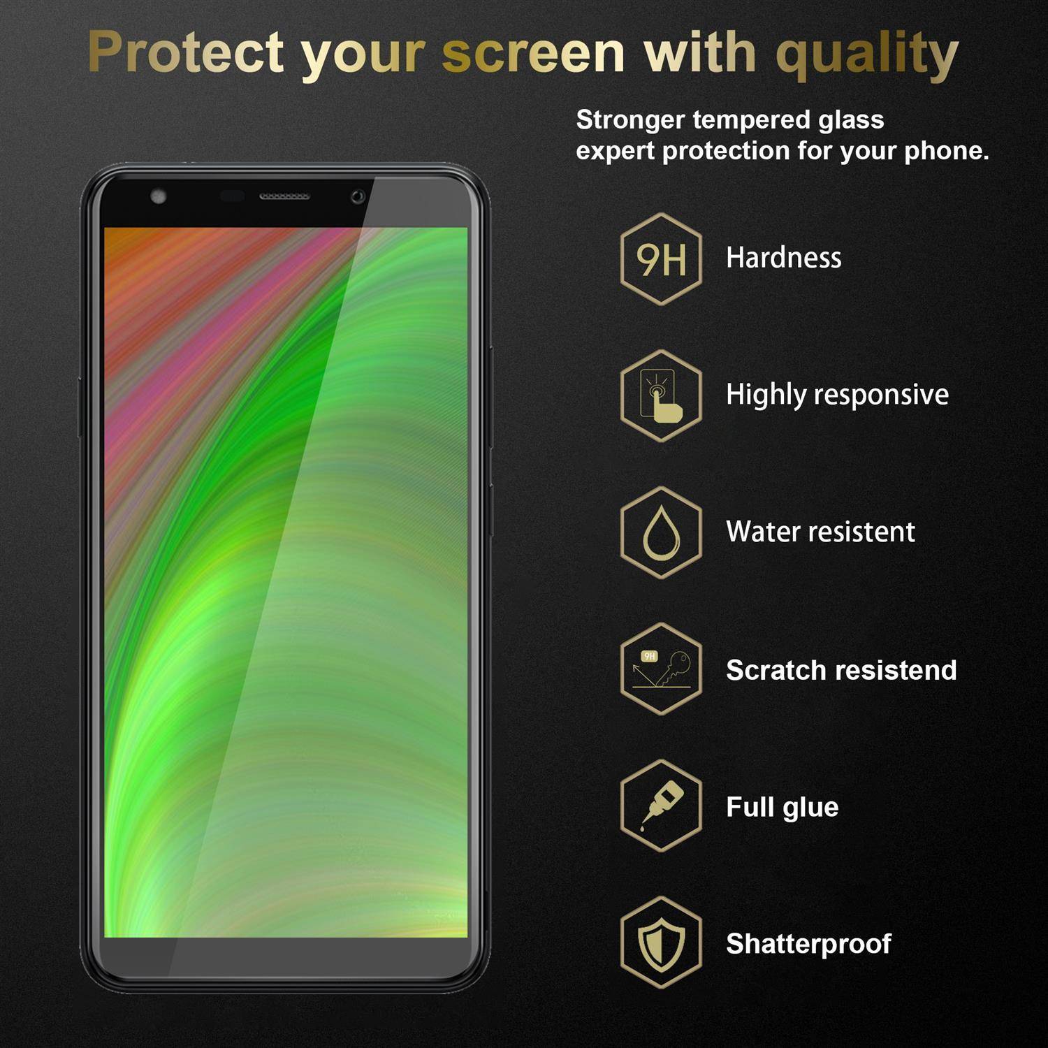 Cadorabo 3x Panzer Folie für Wiko Y61 Schutzfolie in natur Folie Tempered Display-Schutzglas