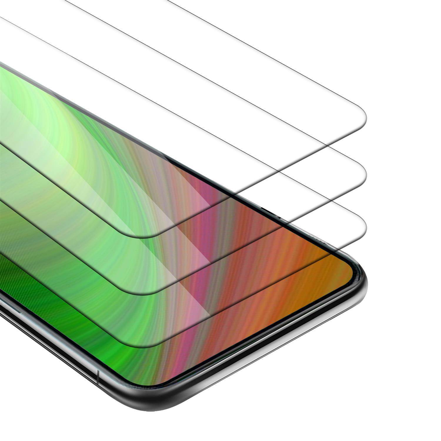 Cadorabo 3x Panzer Folie für Asus ZenFone 7 Schutzfolie in natur Folie Tempered Display-Schutzglas