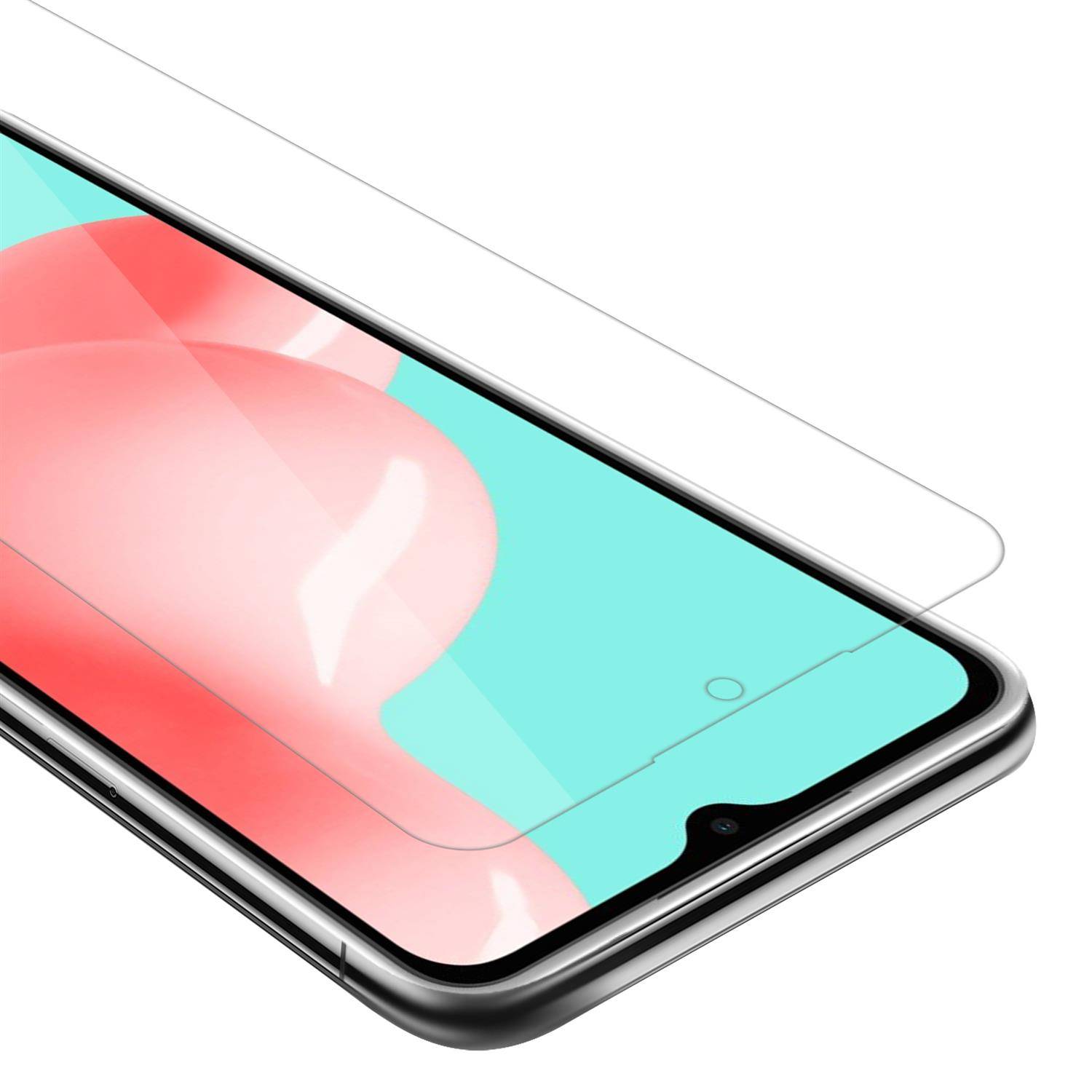 Cadorabo Panzer Folie für Samsung Galaxy A72 4G / 5G Schutzfolie in natur Gehärtetes Tempered Display-Schutzglas