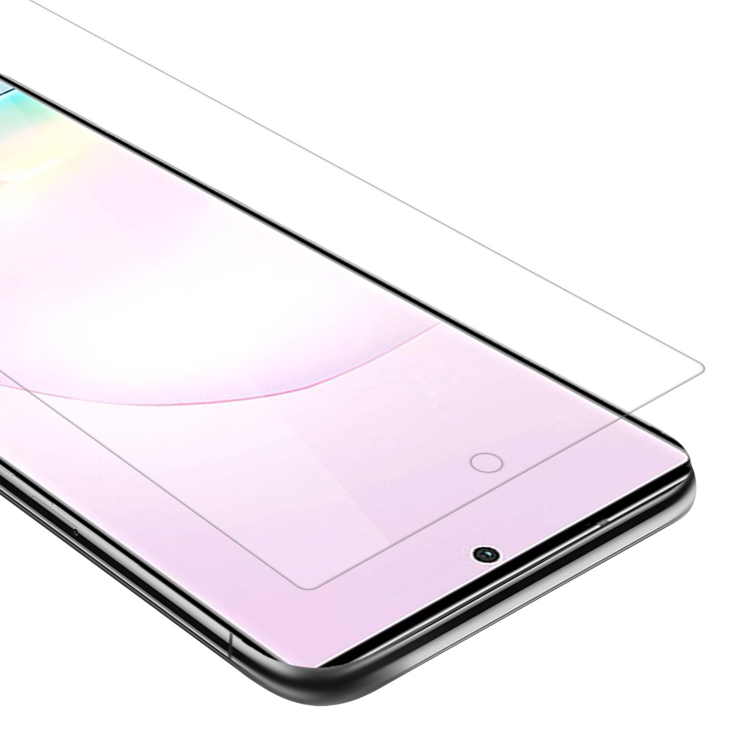 Cadorabo Panzer Folie für Samsung Galaxy NOTE 20 PLUS Schutzfolie in natur Gehärtetes Tempered Display-Schutzglas