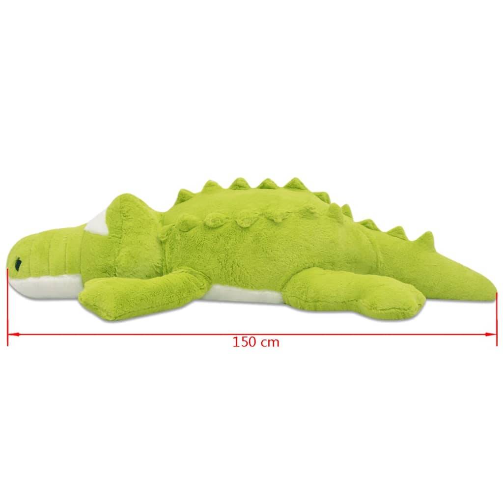 vidaXL Krokodil Kuscheltier Plüsch XXL 150 cm