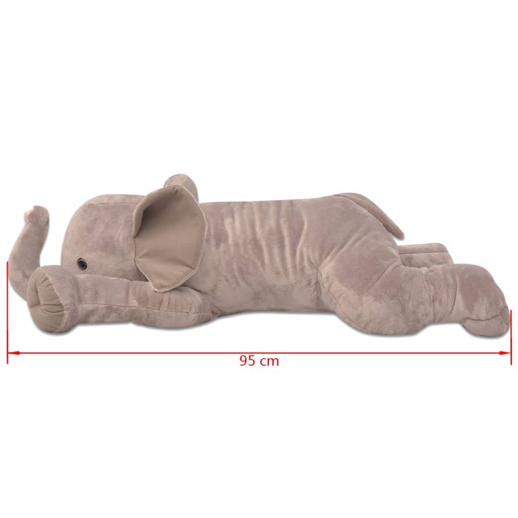 vidaXL Elefant Kuscheltier Plüsch XXL 95 cm