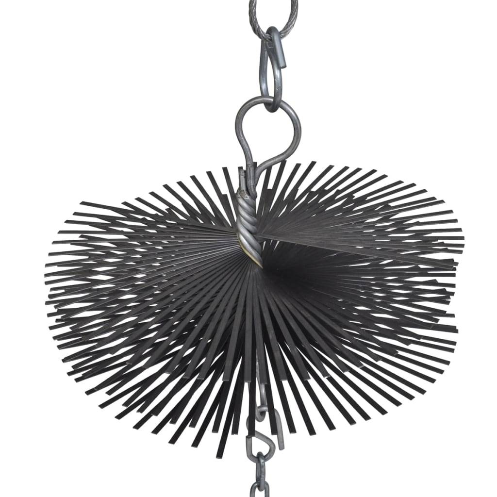 vidaXL Kaminbesen Rund 20 cm Durchmesser