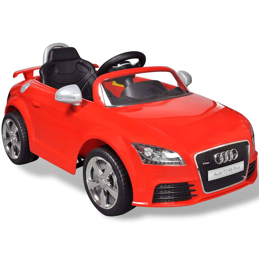 vidaXL Aufsitzauto für Kinder Audi TT RS mit Fernsteuerung Rot
