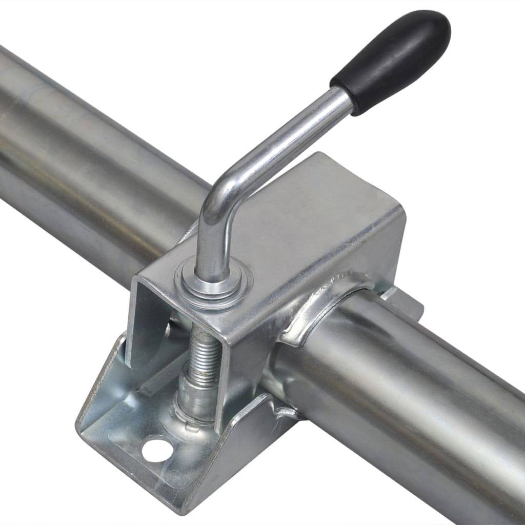 2 Abstellstützen mit 2 Klemmhaltern für 48 mm Stützrad