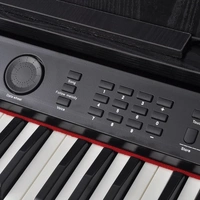 vidaXL Digitalpiano mit 88 Tasten und Pedalen Schwarz Melaminplatte vidaXL Digitalpiano mit 88 Tasten und Pedalen Schwarz Melaminplatte