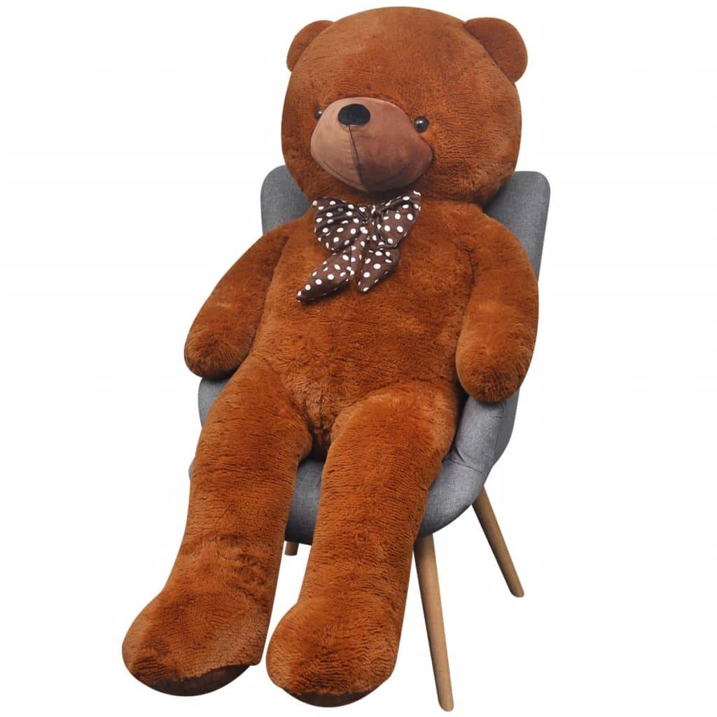 vidaXL Teddybär Kuscheltier Plüsch Braun 170 cm