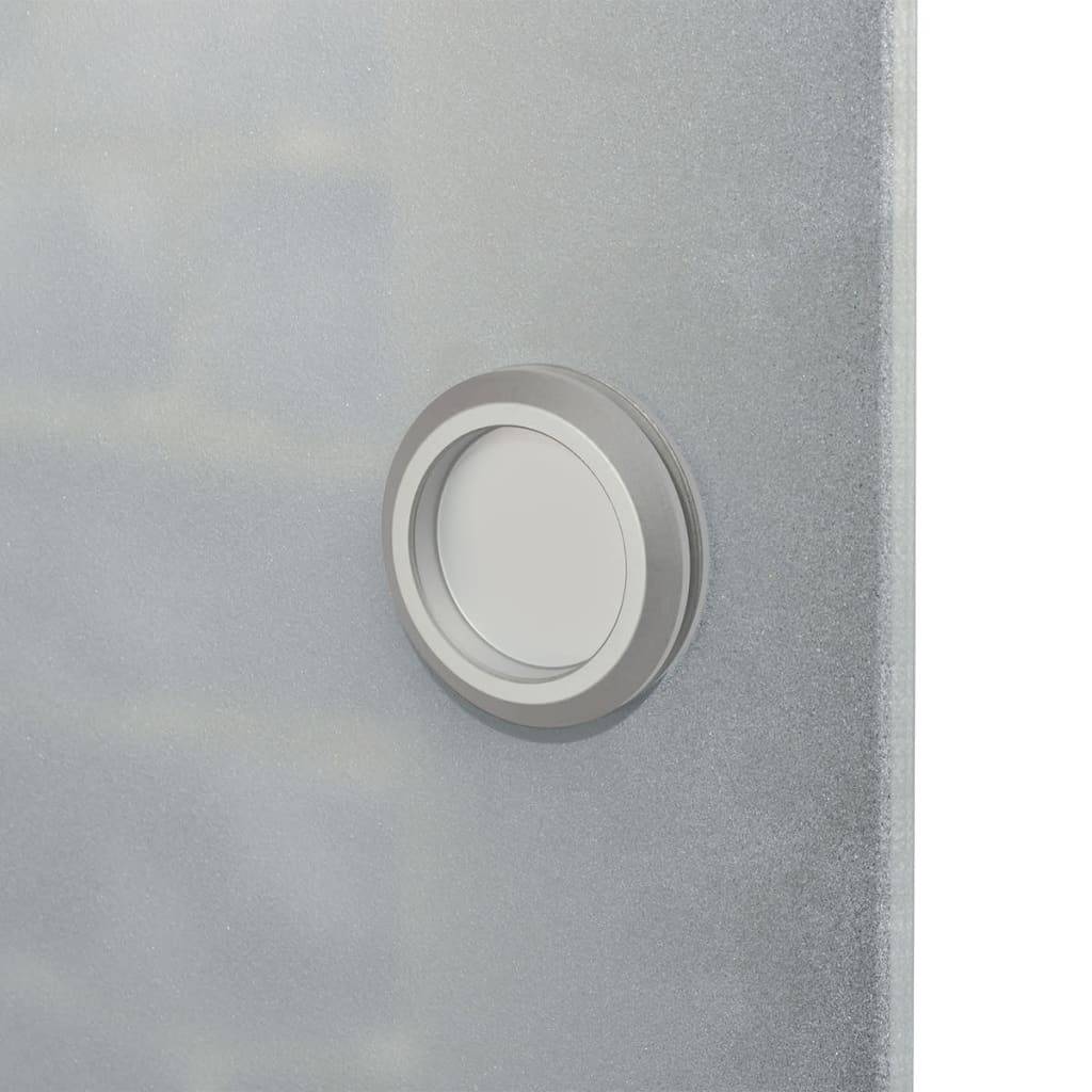 vidaXL Doppelschiebetür Glas